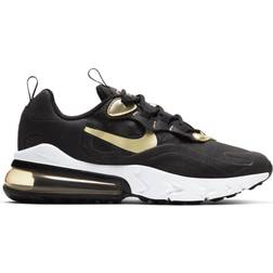 Nike Air Max 270 React GS - Black/Metallic Gold Star/Black