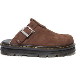 Dr. Martens Zebzag Wildleder Plateau Mules - Braun