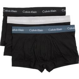 Calvin Klein Pack Low Rise Trunks Cotton Stretch Black