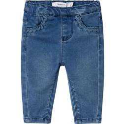 Name It Soft Denim Trousers - Medium Blue Denim