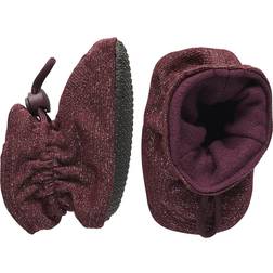 Melton Tofflor Glitter Tekstil Hjemmesko - Bordeaux