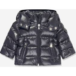 Moncler Maya Hooded Shell-Down Jacket - Navy