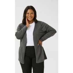 Kaffe Curve KCfarsia Cardigan Grå Damer