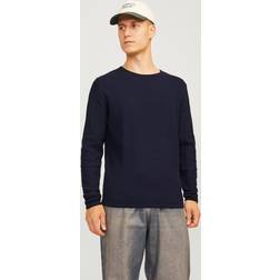 Jack & Jones Cooper Crew Neck Striktrøje, Mood Indigo