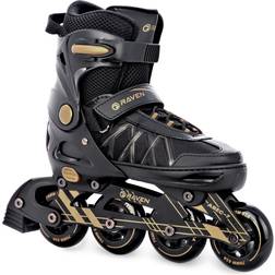 Raven Rollerblades regolabili Expert nero/oro