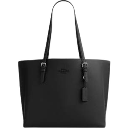 Coach Mollie Tote Bag - Novelty Leather/Silver/Black