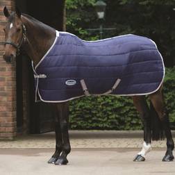 Weatherbeeta ComFiTec 210D Channel Quilt 250g Weight Standard Neck Stable Rug Navy/Silver/Red 6'9