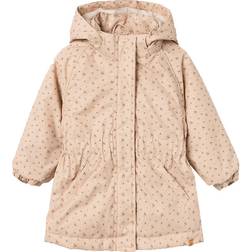 Lil'Atelier Waterproof Long Jacket - Rugby Tan (13229813)