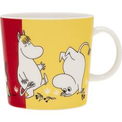 Moomin Arabia Arabia Moomin Large Mug 0,4 l x 4 2024 - Multi Colored Kaffeetasse 40cl