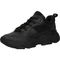 Michael Kors MK Atlas Mixed-Media Trainer Black