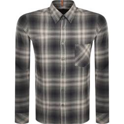 BOSS Regular-Fit Hemd aus Baumwoll-Flanell