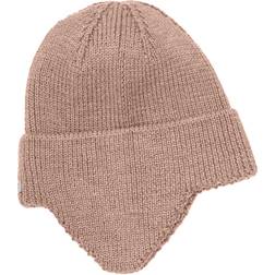 Huttelihut Kid's Wool Knit Windstop Hat - Mahogany Rose