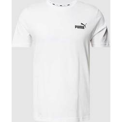 Puma Essentials Logo TShirt Herren white white