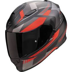 Scorpion Abilis Helm - Schwarz/Grau Herren, Erwachsene