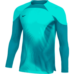 Nike Dri-Fit Long Sleeve Gardien IV GK Jersey - Turquoise Blue/Black