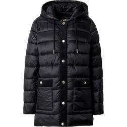 Chaqueta acolchada plegable de nailon - Negro