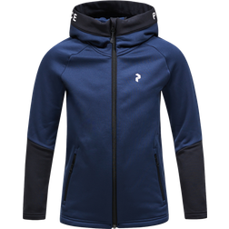 Peak Performance Junior Rider Zip Hood - Blue Shadow/Black (G79941-010)