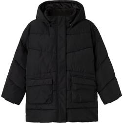 Name It Black Medow03 Jacka Long Fo Noos