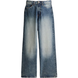 H&M Wide Ultra High Jeans - Denim Blue