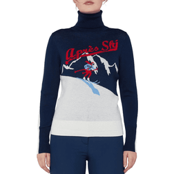We Norwegians Afterski Sweater Women Navy Blue