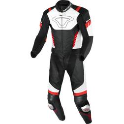 Macna Varshall 2PC MC-Skinnställ - Svart/Röd Herr
