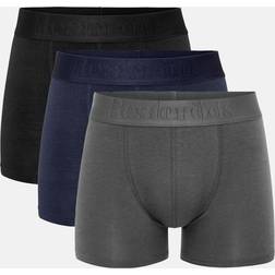 Resteröds Boxer Bamboo Pack Regular Leg Underkläder Grey/Navy