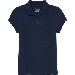 The Children's Place Girl's Short Sleeve Pique Polo, Tidal