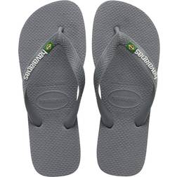 Havaianas Brasil Logo - Steel Grey