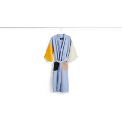 Hay Waffle bathrobe Dusty blue-multi one