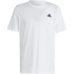 adidas Essentials Single Jersey Embroidered Small Logo - White