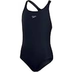 Speedo Girls Eco Endurance Medalist baddräkt Klorresistens återvunnet tyg Bekväm passform Simlektioner Simning semester baddräkt (paket med 1)