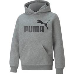 Puma Youth Ess No. 1 Logo Fleece Hoodie - Medium Gray Heather (684908_03)