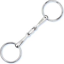 Stübben Two-ring Snaffle Bit Easy Control - Argenté