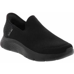 Skechers Men's Slip-ins Go Walk Flex No Hands Trainers in Black, 12, Lightweight, Fabric Charlies