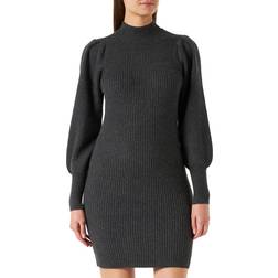 Only Katia Knit Dress MEDIUM, DARKGREY