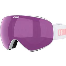 Bliz Floz Skidglasögon Blanc Mat Brown Pink Multi Cat 3