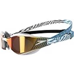 Speedo Unisex Fastskin Hyper Elite Swimming Goggles Competitive Goggles Performance Goggles Training Goggles Hydrodynamic, Picton Blue/Black/White, One