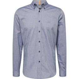 BOSS Rickert Button Down Shirt - Navy