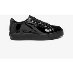 Kickers Junior Girls Tovni Lacer Patent Leather Black