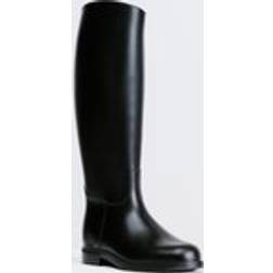 Fouganza Adult Horse Riding Synthetic Jodhpur Boots Black Graphite Black