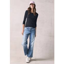 Cecil Basic Shirt Pia in Universal Blue