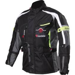 Modeka El Chango, Textiljacke Kinder Schwarz/Neon-Gelb Kinder