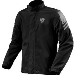 Rev'it! Revit Cyclone H2O Motorrad Regenjacke, schwarz, Größe für Männer