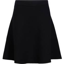 Object Knitted Mini Skirt - Black