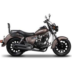 Shad Motorradrücksitzbank Sissybar Keeway Superlight 125/Blackster 250 Noir