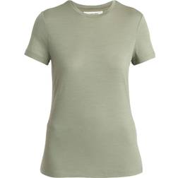 Icebreaker Women's Merino Tech Lite III S/S Tee Merinotröja Färg olivgrön