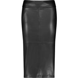 Gerry Weber Faux Leather Pencil Skirt - Black