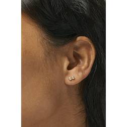 ENAMEL Copenhagen Twin CZ Studs Förgyllt-Silver Sterling 925 (Onesize)