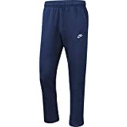 NIKE Men's Sportswear Club Fleece Pants - Midnight Navy/White