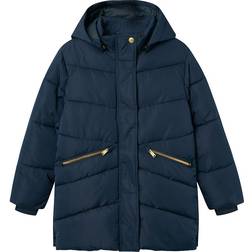 Name It Memo Long Puffer Jacket - Dark Sapphire (13230984)